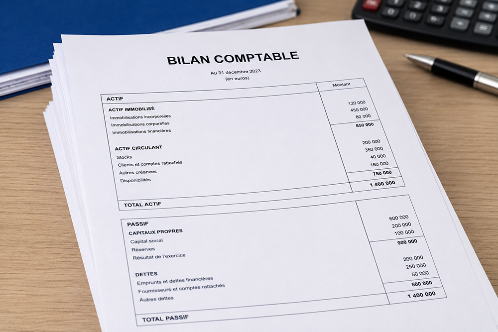 Traduction assermentée — BILANS COMPTABLES